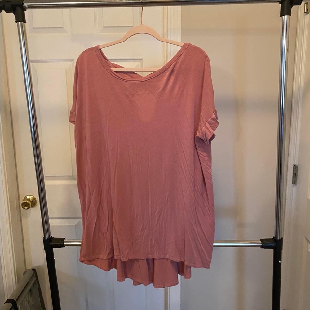 Mauve boutique blouse